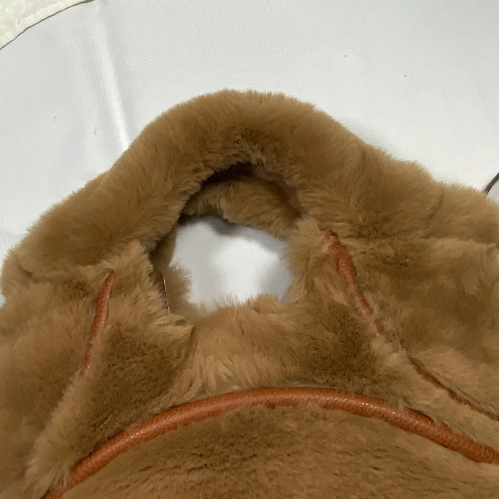 NWT - Foley + Corinna Faux Fur Tan Purse - Picture 2 of 8